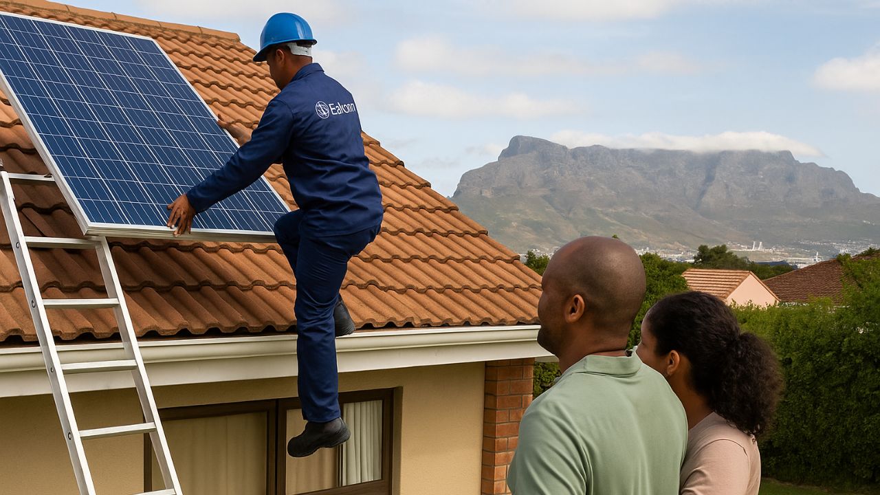 Eskom Launches Solar Subsidy Drive Offering R8,000 Rebate for First 10,000 Households Who Switch This Year