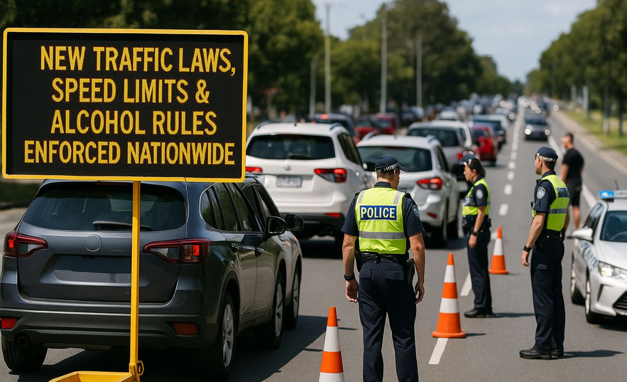 Massive Road Safety Reform by October 2025 – New Traffic Laws, Speed Limits & Alcohol Rules to Be Enforced Nationwide