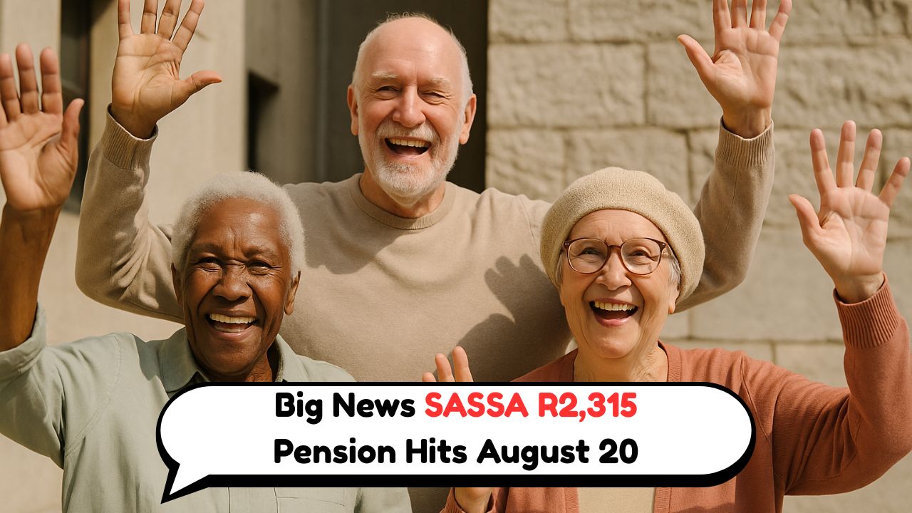Seniors Rejoice! R2,315 SASSA Pension Grant Payments Rolling Out August 20 – Check Your Name Now
