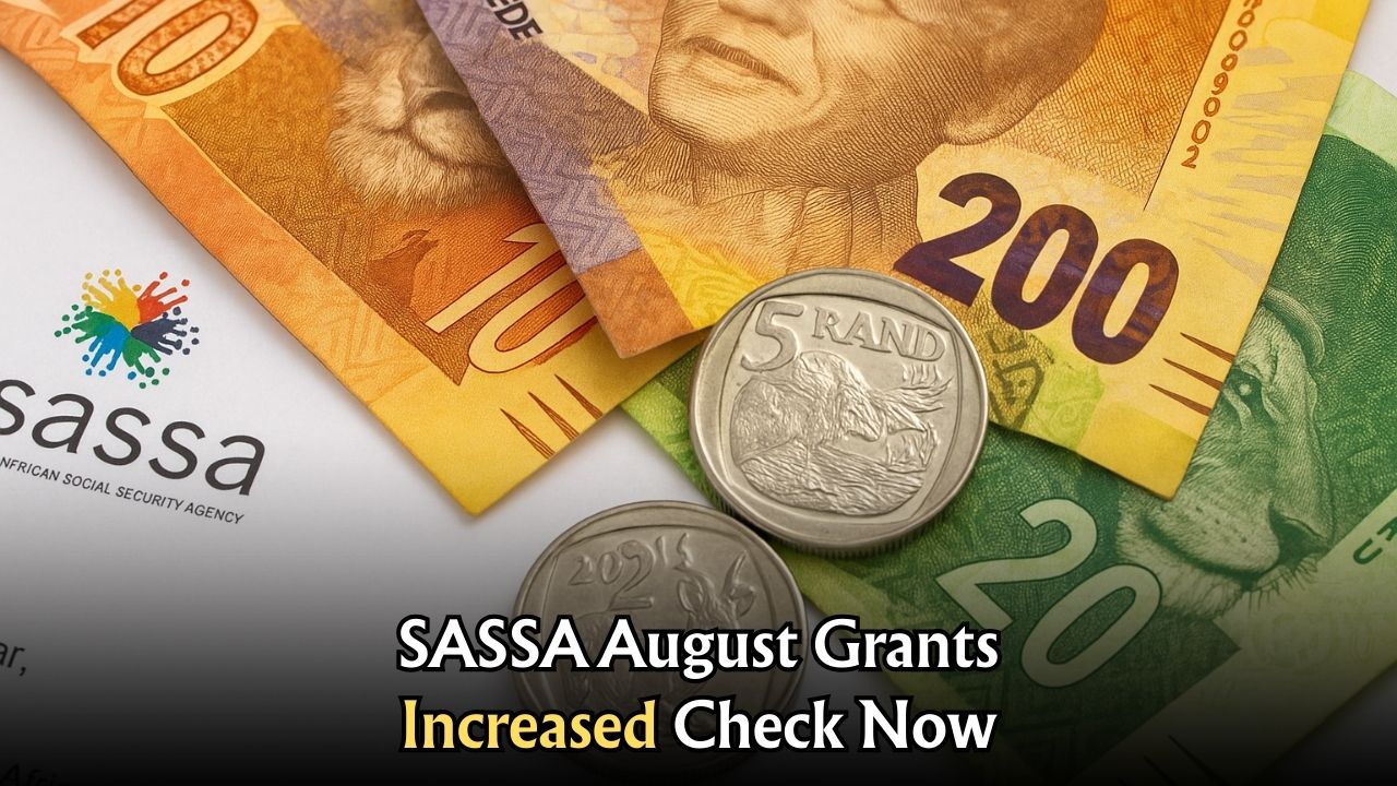 SASSA August 2025 Grant Increase – See Updated Amounts and Dates