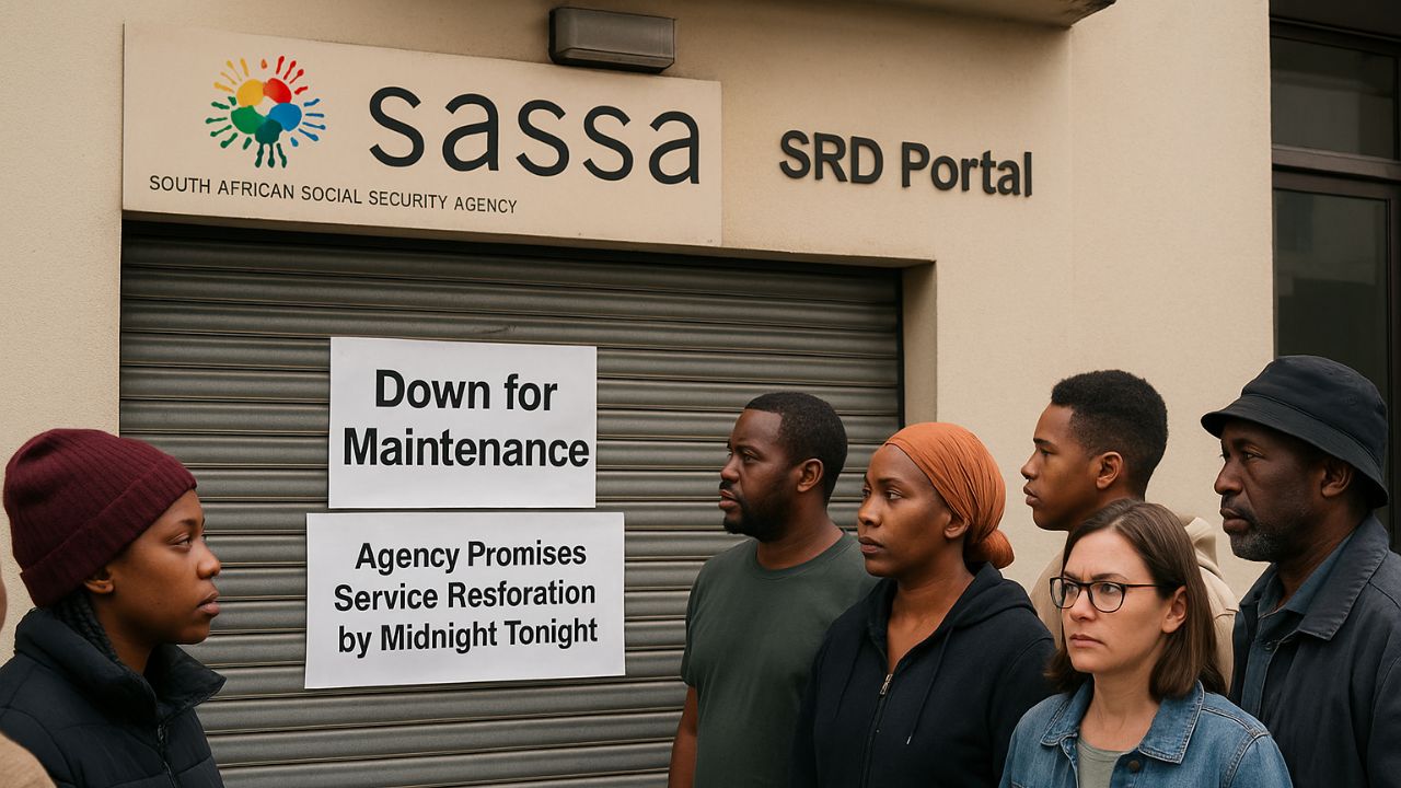 SASSA SRD Portal Down for Maintenance and Agency Promises Service Restoration by Midnight Tonight