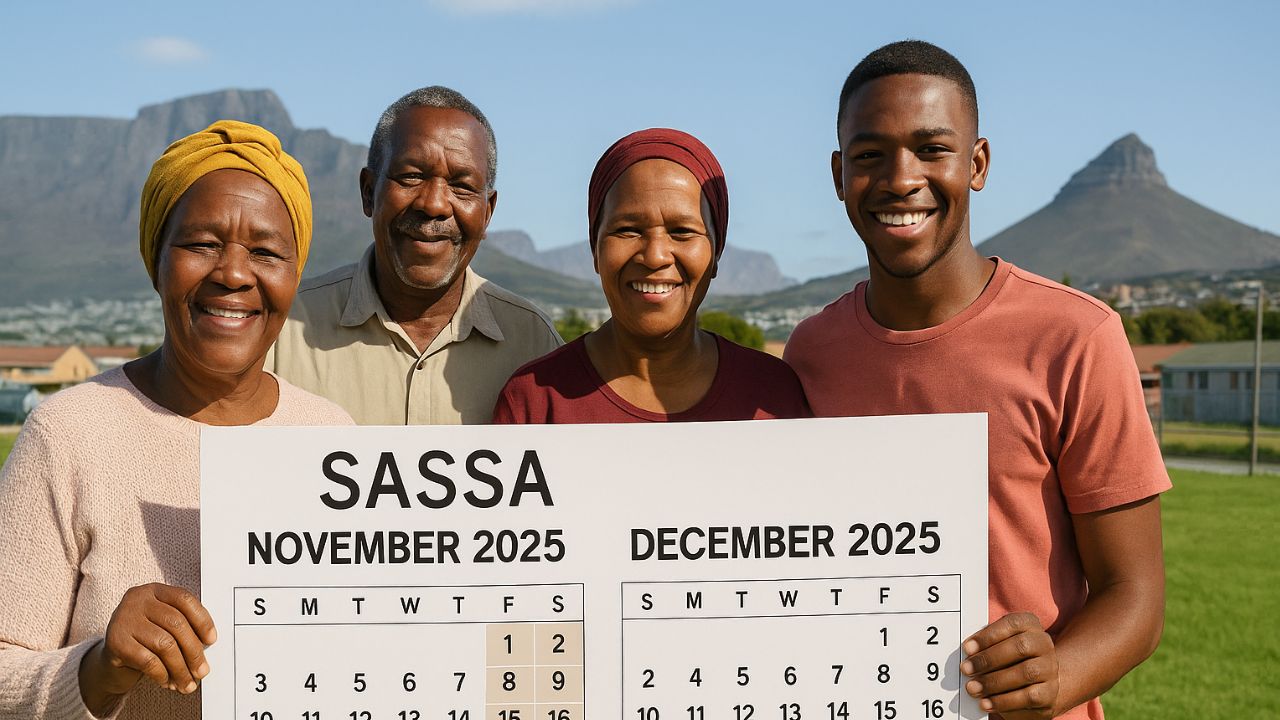 SASSA two Month Calendar November to December 2025 – Deposit Dates, Verification Checks & Updates