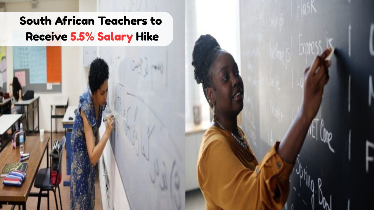 South African Teachers to Receive 5.5% Salary Hike from 2025 - New Pay Scales and Benefits Announced